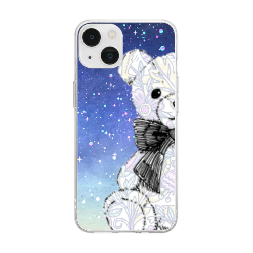 クマちゃん2 Soft Clear Smartphone Case