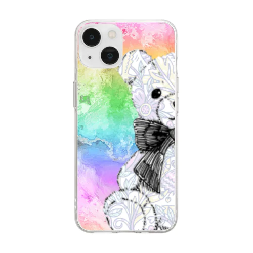 クマちゃん3 Soft Clear Smartphone Case