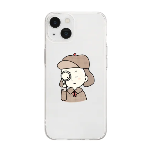 名探偵？ Soft Clear Smartphone Case