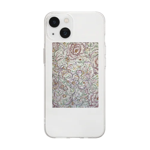 母のお絵描き Soft Clear Smartphone Case