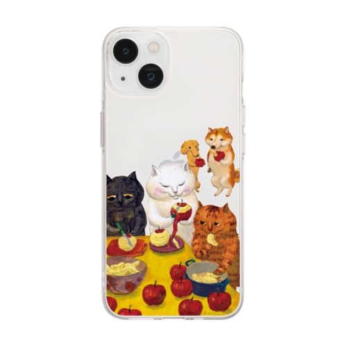 タルトタタンの準備 Soft Clear Smartphone Case