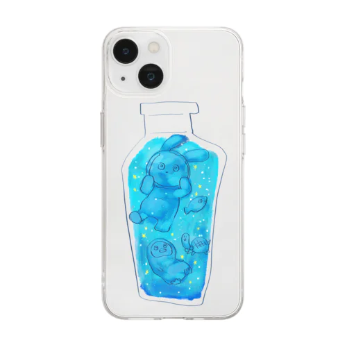 瓶の中のクレボ Soft Clear Smartphone Case