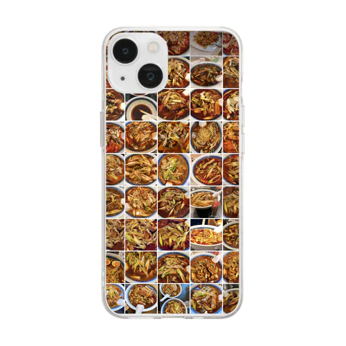 激辛葱麺のiPhoneケース Soft Clear Smartphone Case