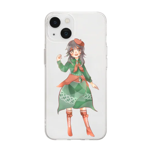 むめいちゃん（等身大） Soft Clear Smartphone Case