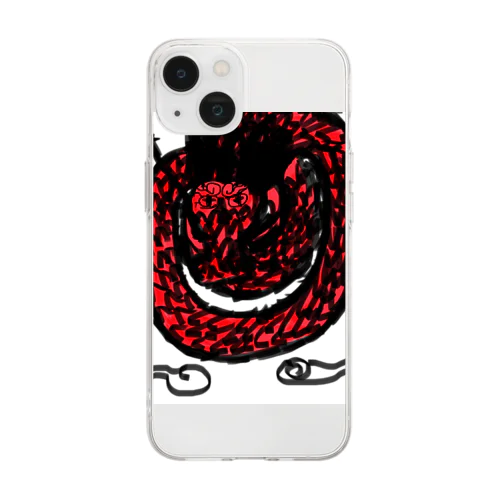 RED Dragon Soft Clear Smartphone Case