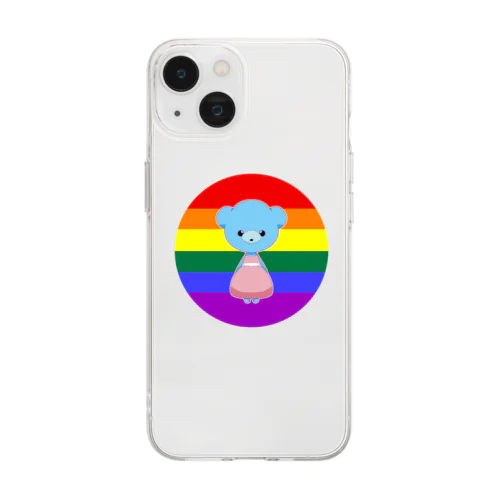 LGBT transwoman Soft Clear Smartphone Case