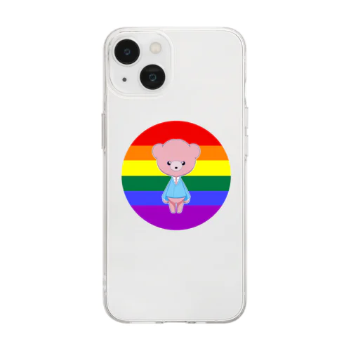 LGBT transman Soft Clear Smartphone Case