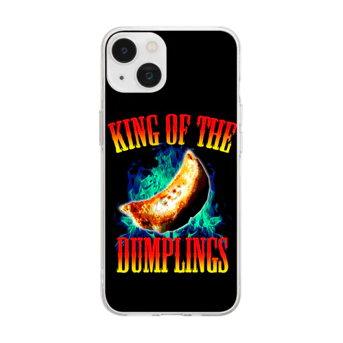 餃子王  KING OF THE DUMPLINGS Soft Clear Smartphone Case