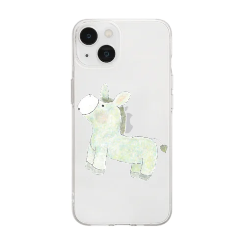 ろばの子 Soft Clear Smartphone Case