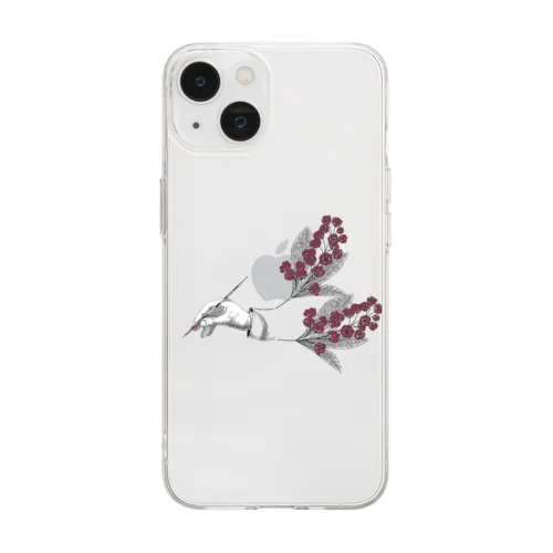 剣山の上 Soft Clear Smartphone Case