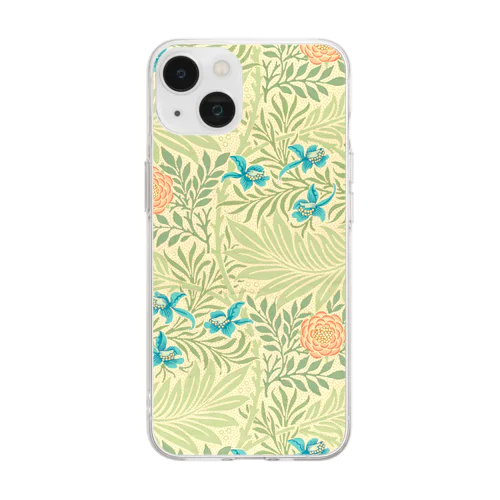 Larkspur by William Morris Soft Clear Smartphone Case