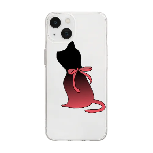 2.22ニャー Soft Clear Smartphone Case