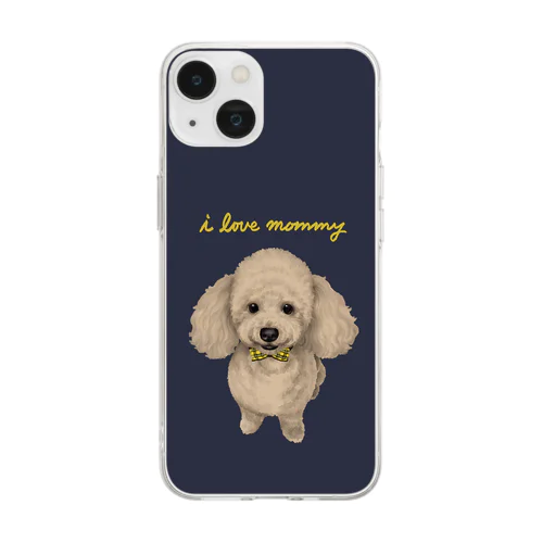 i love mommy Soft Clear Smartphone Case