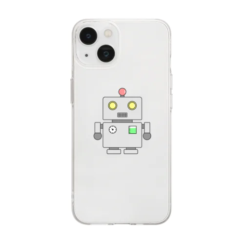 ロボットくん Soft Clear Smartphone Case