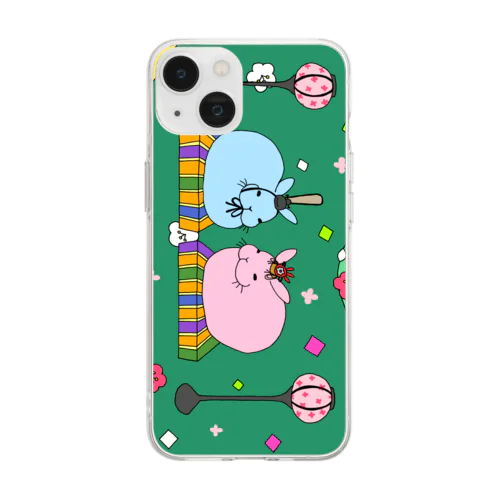 雛うさぎ ver.1 Soft Clear Smartphone Case