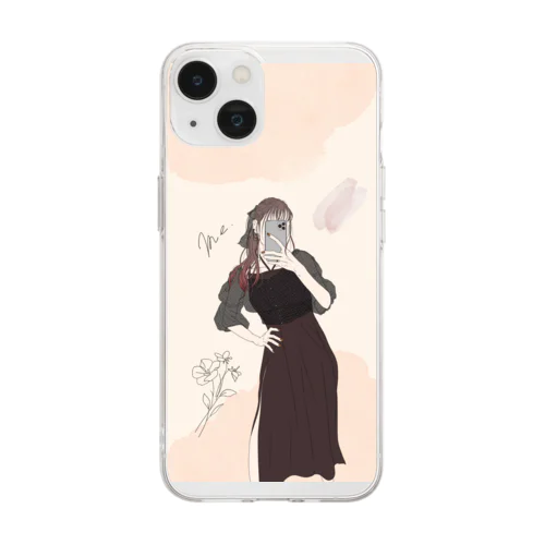 エモガール Soft Clear Smartphone Case