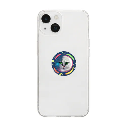 宇宙猫 Soft Clear Smartphone Case