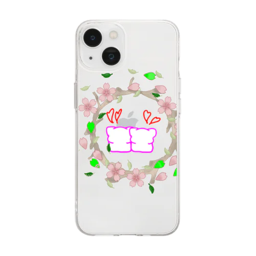 ママン Soft Clear Smartphone Case