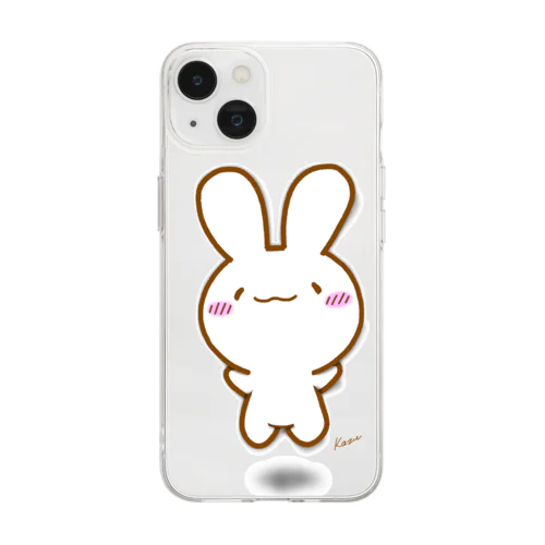 ぴょんけあうさ Soft Clear Smartphone Case