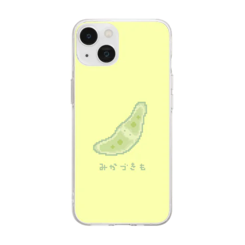 ドットミカヅキモ Soft Clear Smartphone Case