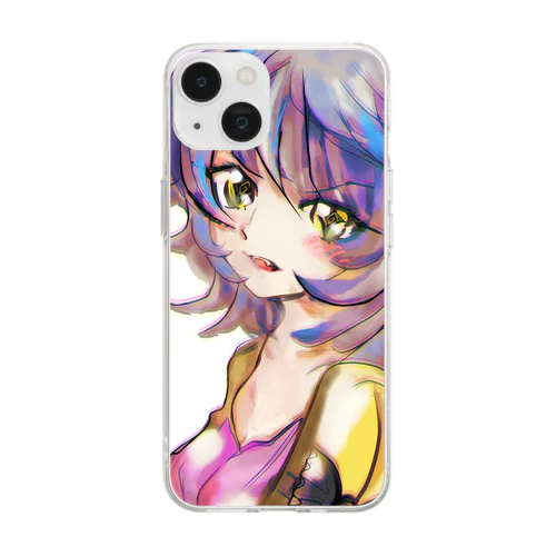 Devilgirlラグナちゃん02 Soft Clear Smartphone Case