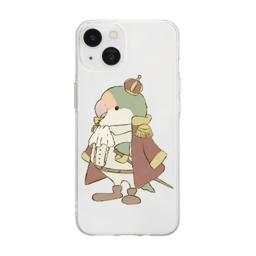 ラブバードプリンス (コザクラシーグリーン) Soft Clear Smartphone Case