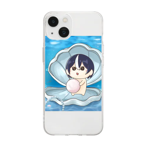 おるはぴかいがら Soft Clear Smartphone Case