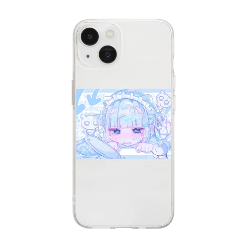 だめだめいぶきくん Soft Clear Smartphone Case