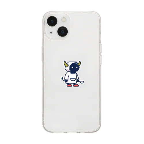 「マジキッチン」魔王（立ち） Soft Clear Smartphone Case