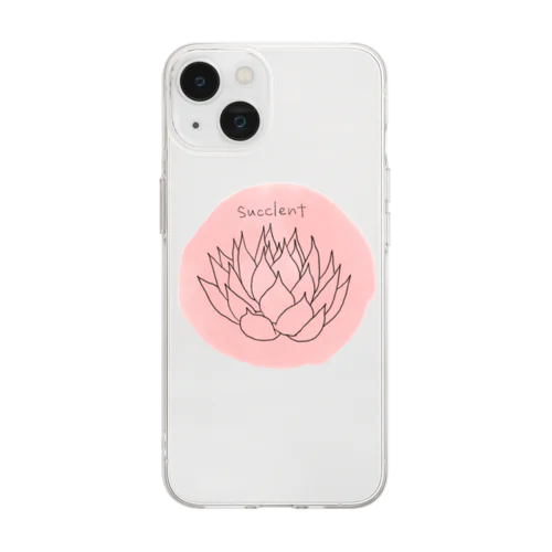 succlent vol.1 Soft Clear Smartphone Case