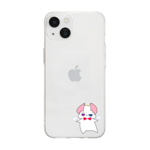 天使にゃん吉のソフトクリアケース Soft Clear Smartphone Case