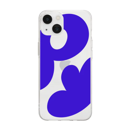 ゆめを掴むソフトクリアケース BLUE Soft Clear Smartphone Case