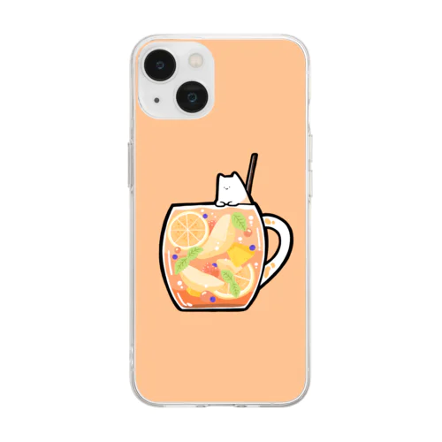 フルーツティー Soft Clear Smartphone Case