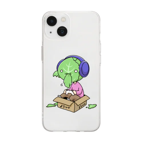 共食い　iphoneケース Soft Clear Smartphone Case