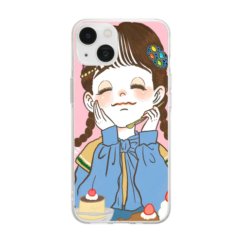 んーんんんんー♥ Soft Clear Smartphone Case