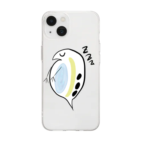 おやすミジンコ Soft Clear Smartphone Case