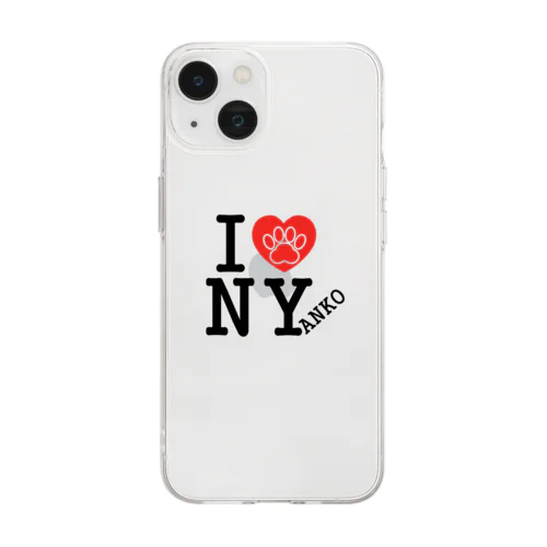 I ♡ NYANKO Soft Clear Smartphone Case