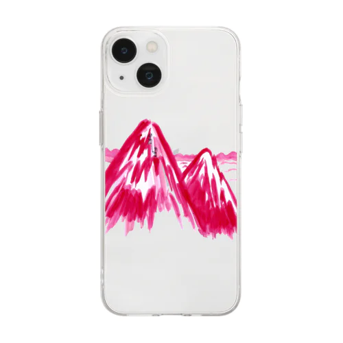 summer dream mountain Soft Clear Smartphone Case