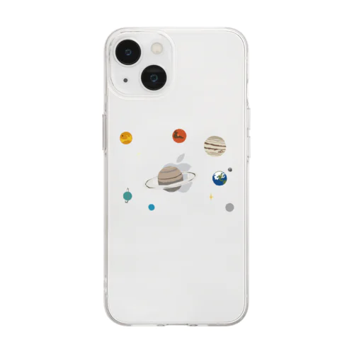 太陽系 Soft Clear Smartphone Case