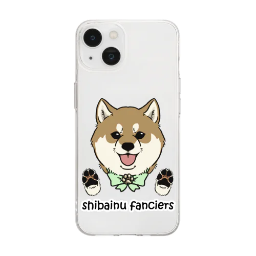 shiba-inu fanciers(赤柴) ソフトクリアスマホケース