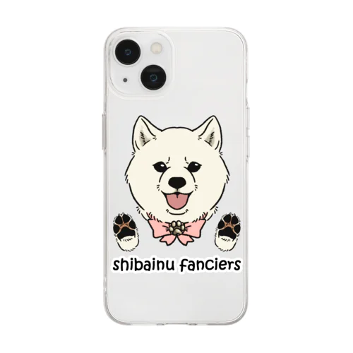 shiba-inu fanciers(白柴) Soft Clear Smartphone Case