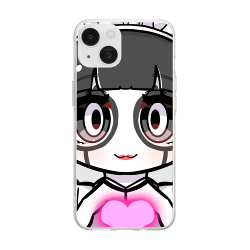 女子キャンパーレモコ Soft Clear Smartphone Case