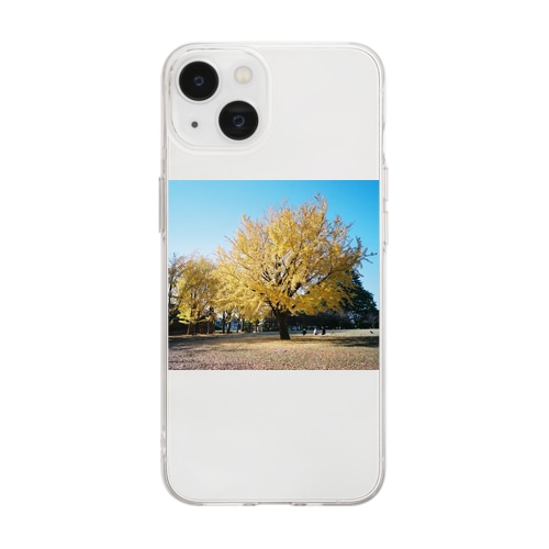 ginkgo tree Soft Clear Smartphone Case