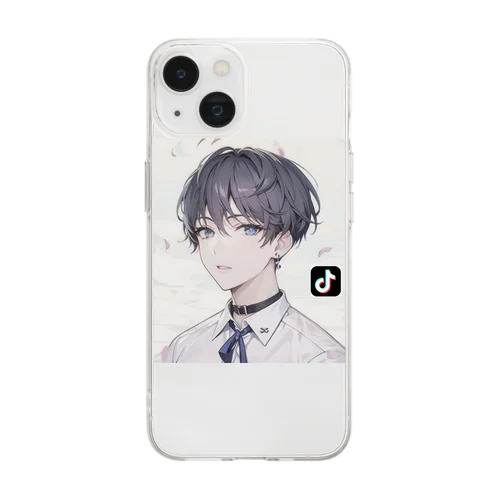 ぜぶのかお Soft Clear Smartphone Case