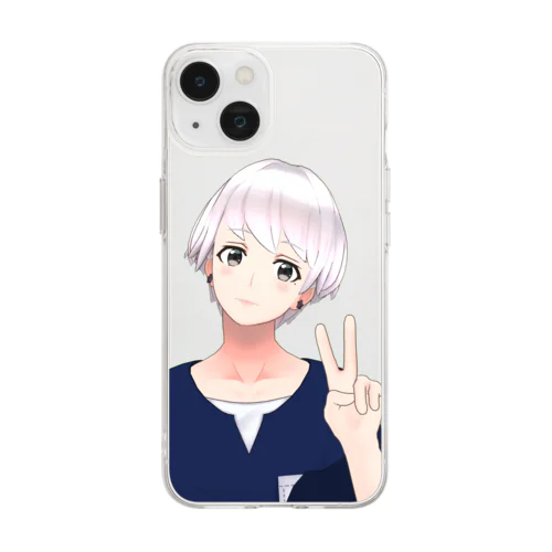 いつでも海月くん Soft Clear Smartphone Case