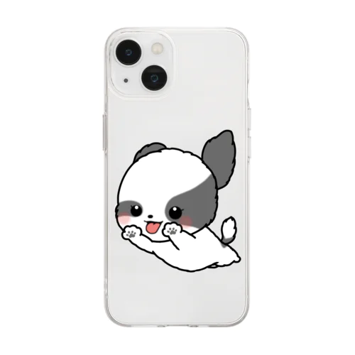 飛行フジちゃん Soft Clear Smartphone Case