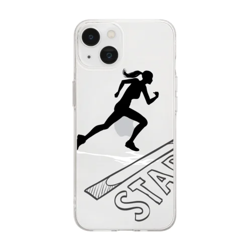 START🏃‍♀️💨💨 Soft Clear Smartphone Case