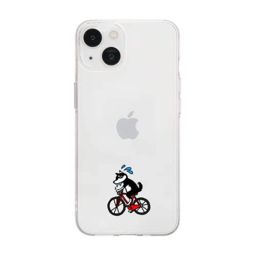 cycle inu Soft Clear Smartphone Case