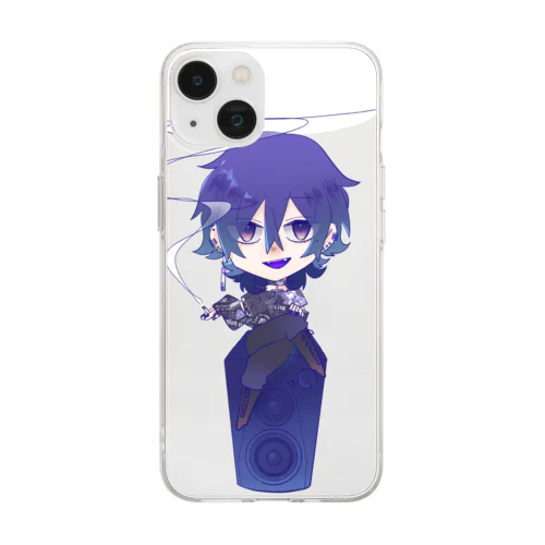 煙 Soft Clear Smartphone Case