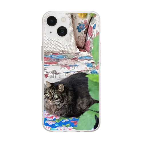 ボール猫 Soft Clear Smartphone Case